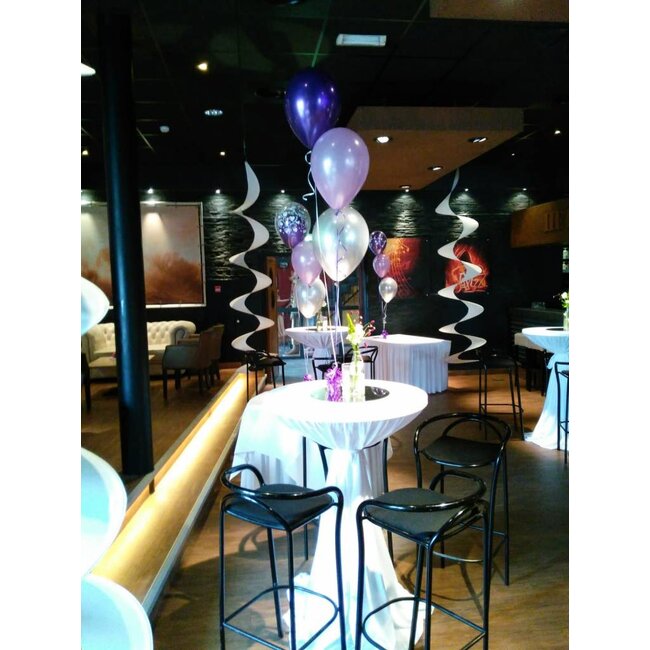 Zelf Samenstellen - Tafeldecoratie van 3 Heliumballonnen