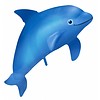 Folatex Folieballon Dolfijn Blauw