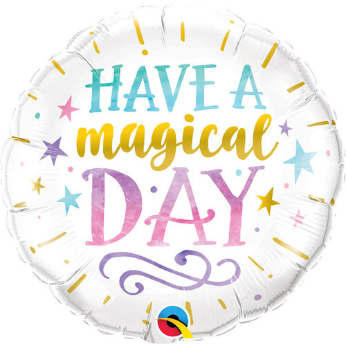 Folieballon Have a magical day 