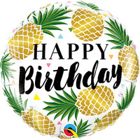 Folieballon Birthday Pineapple