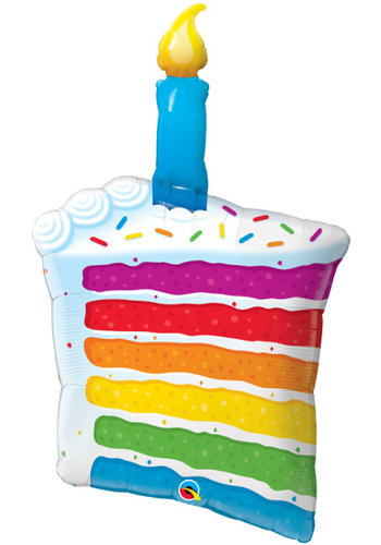 Folieballon Rainbow Cake 