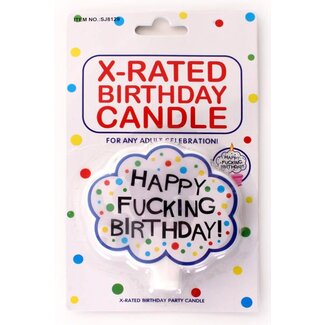 PartyXplosion Kaars Happy Fucking Birthday