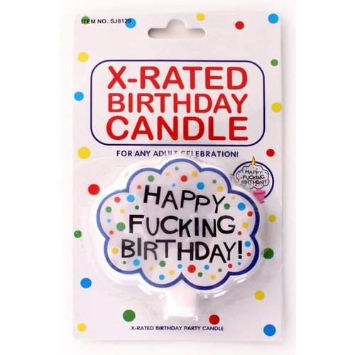 Kaars Happy Fucking Birthday 