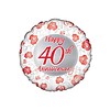 Folieballon - Happy 40th Anniversary