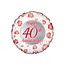 PartyXplosion Folieballon - Happy 40th Anniversary