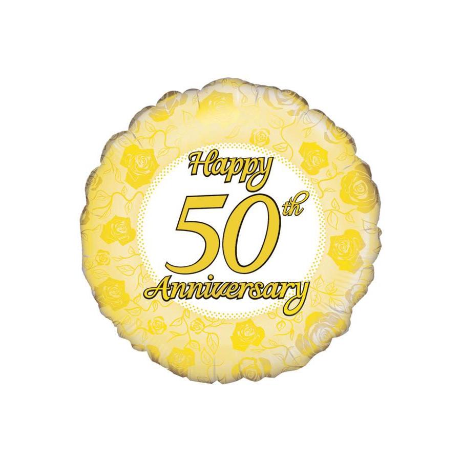 Folieballon - Happy 50th Anniversary-1