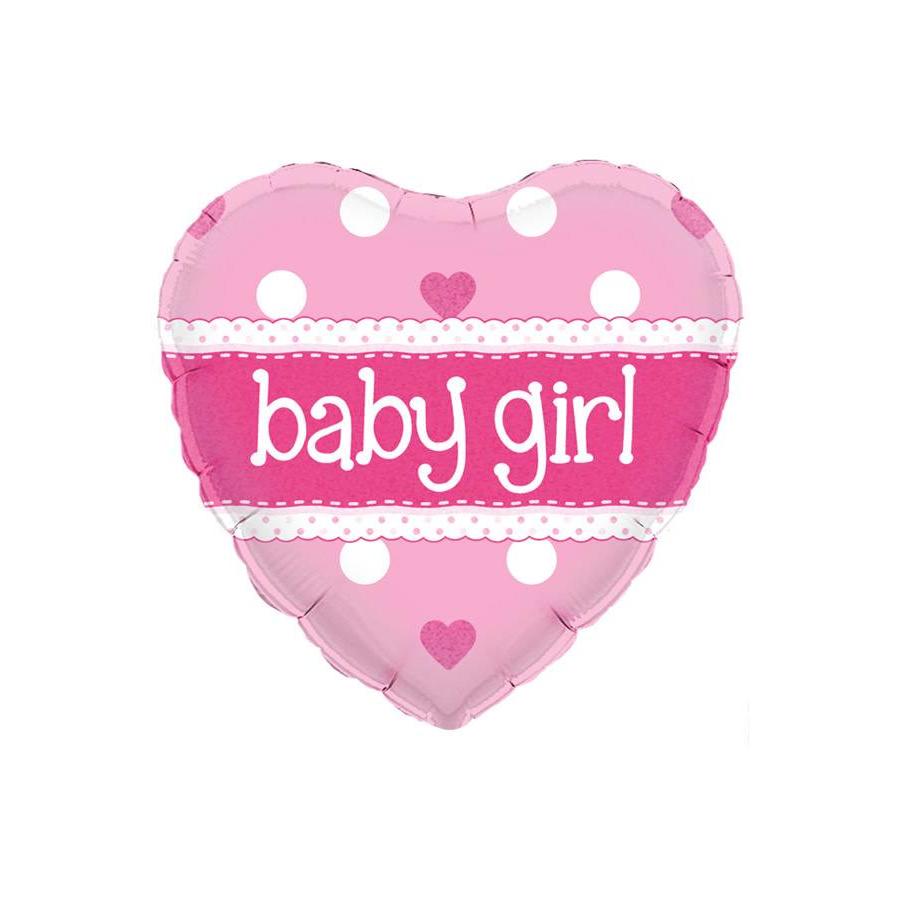 Folieballon - Baby Girl-1