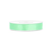 Satijn Lint Mint - 12 mm x 25 mtr