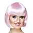 Pruik Cabaret - Licht Roze