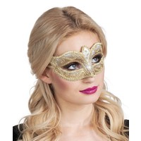 Oogmasker Venice Felina - Goud