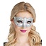 Oogmasker Venice Felina - Zilver