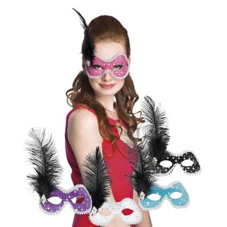 Oogmasker Venice Lustrini - 5 kleuren