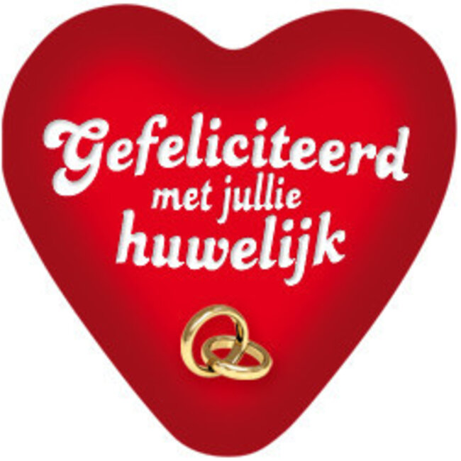 Big Sign - Gefeliciteerd met jullie huwelijk