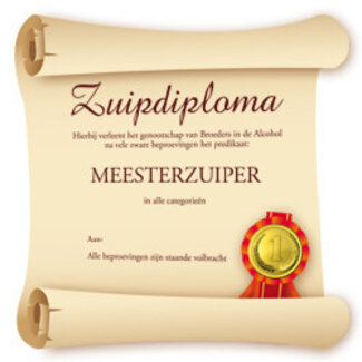Miko Big Sign - Zuipdiploma