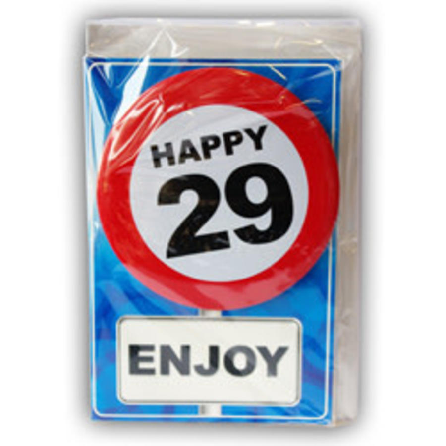 Happy Age Kaart - 29 Jaar-1