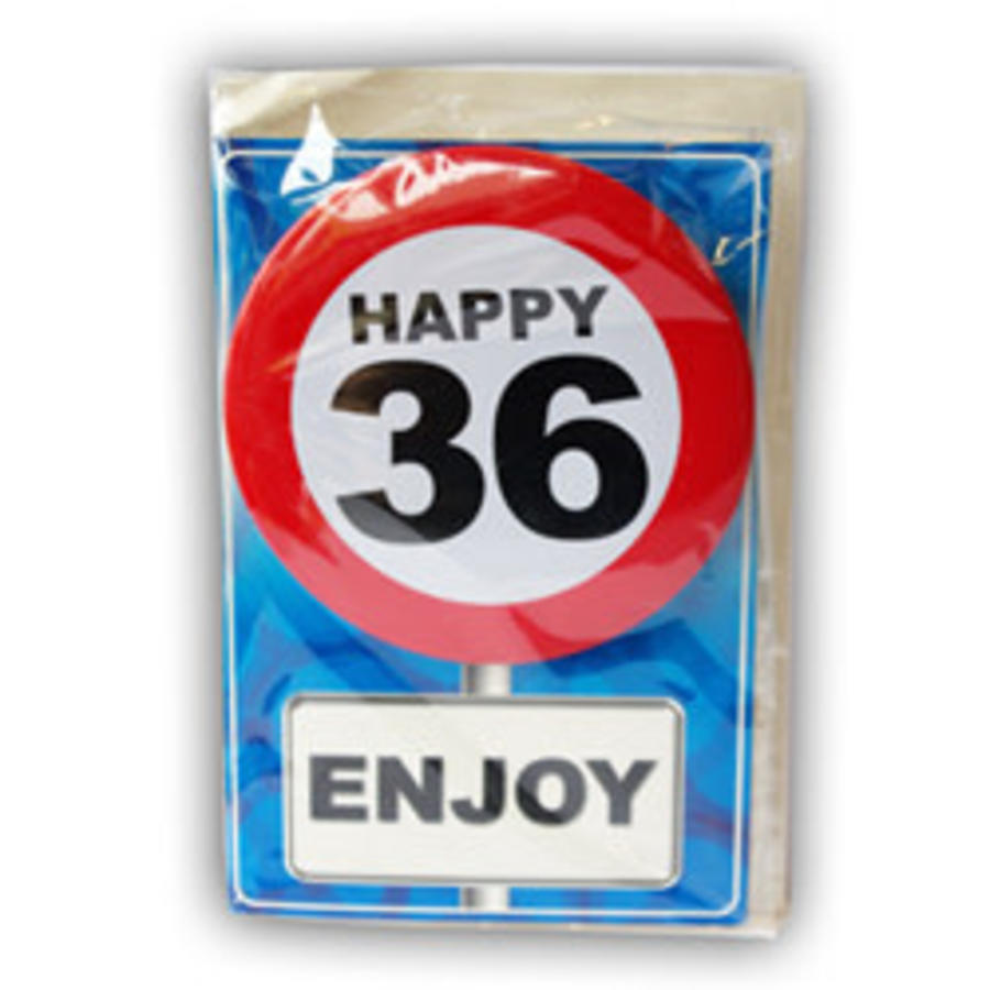 Happy Age Kaart - 36 Jaar-1