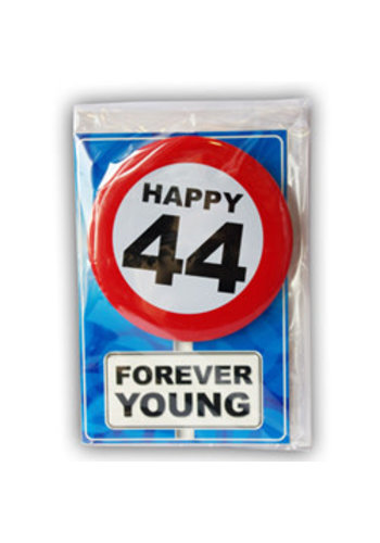 Happy Age Kaart - 44 Jaar 