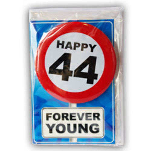 Happy Age Kaart - 44 Jaar 