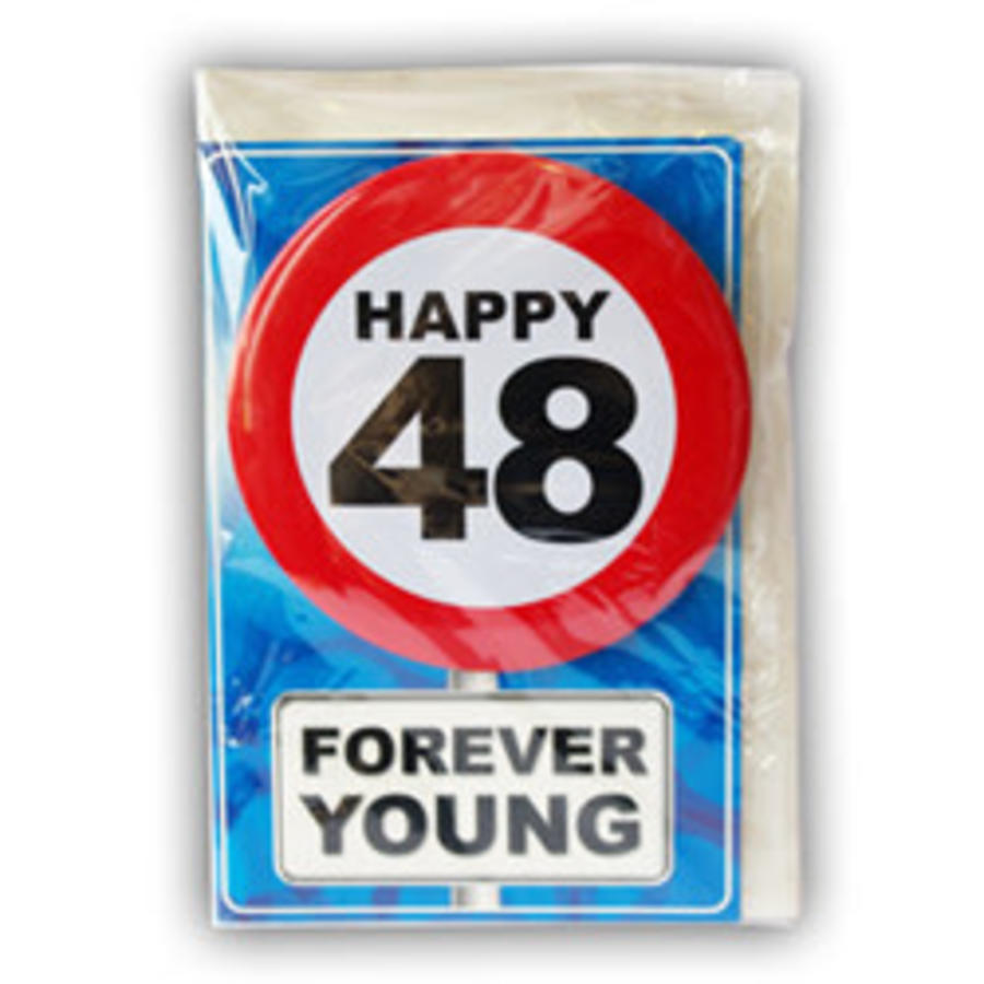 Happy Age Kaart - 48 Jaar-1