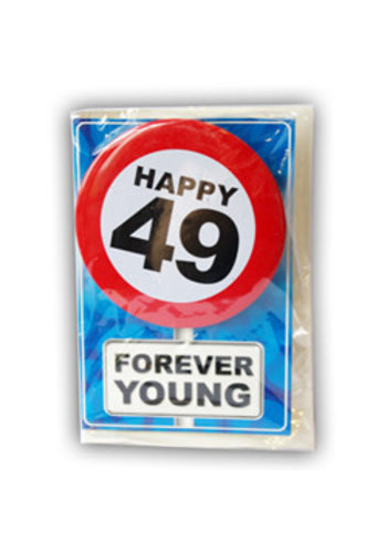 Happy Age Kaart - 49 Jaar 