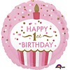 Anagram Folieballon 1ste Birthday Cupcake Girl