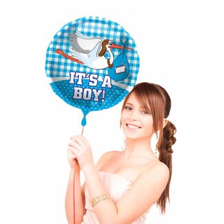 Folatex Folieballon - It's a Boy Stork - 45cm