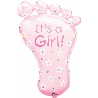 Anagram Folieballon Foot Baby Girl