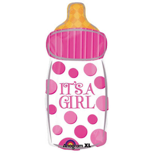 Folieballon - Fles Baby Girl 