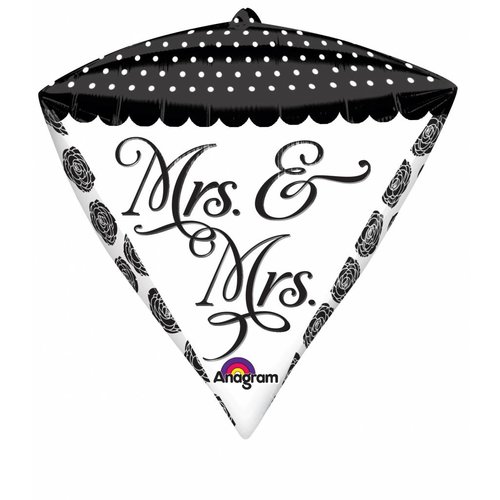 Diamondz Mrs & Mrs - 38x43cm 