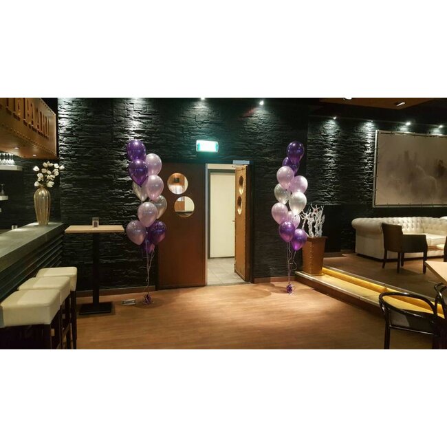 Staander van 10 heliumballonnen