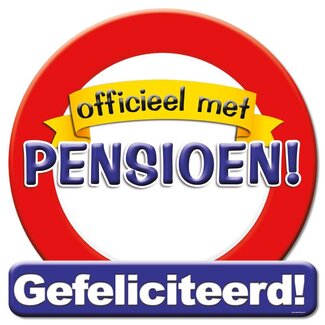 Paperdreams Huldeschild - Officieel met Pensioen