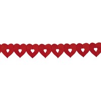 Slinger mini hart Rood - 6 meter