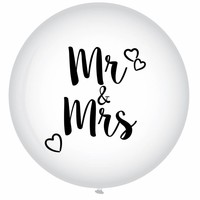 thumb-Mega Ballon - Mr & Mrs - 90cm-1