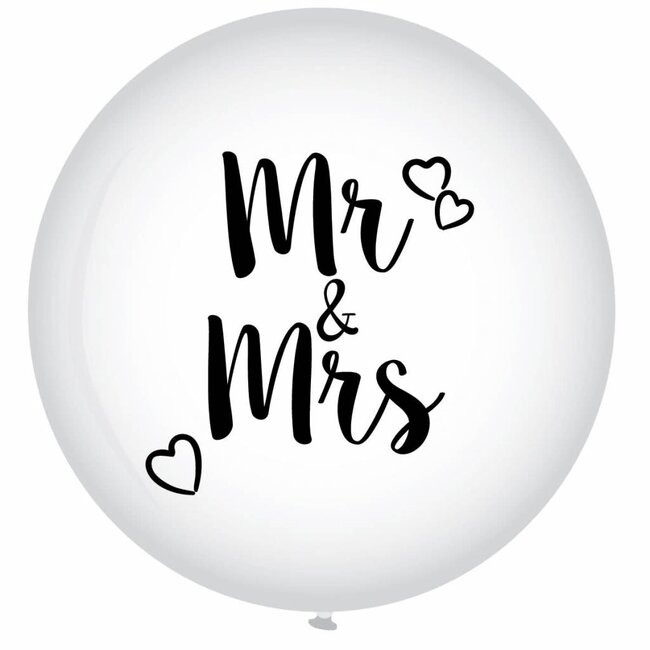 Mega Ballon - Mr & Mrs - 90cm