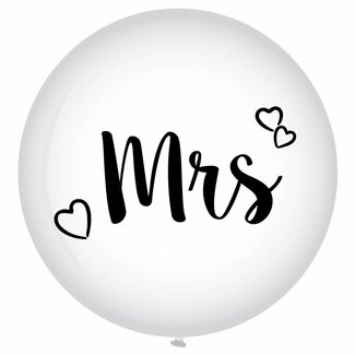 Haza-Witbaard Mega Ballon - Mrs - 90cm