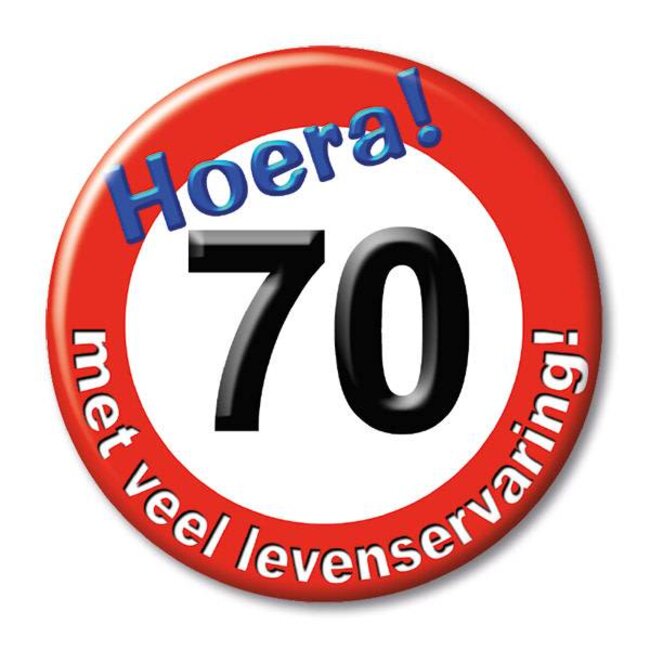 Button - Hoera 70
