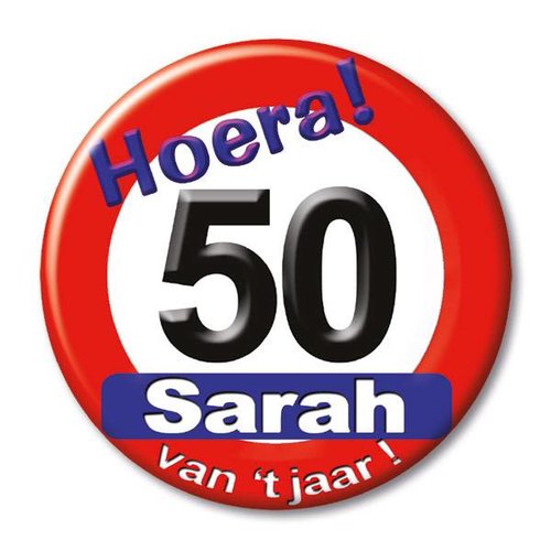 Button - Hoera Sarah 