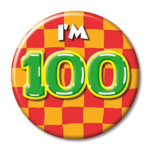 Button - I'm 100 