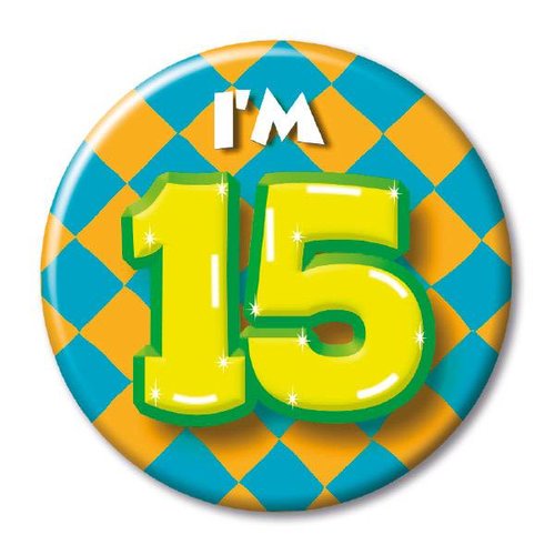 Button - I'm 15 