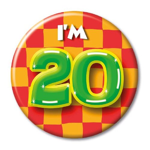 Button - I'm 20 