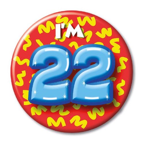 Button - I'm 22 