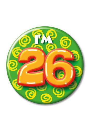 Button - I'm 26 