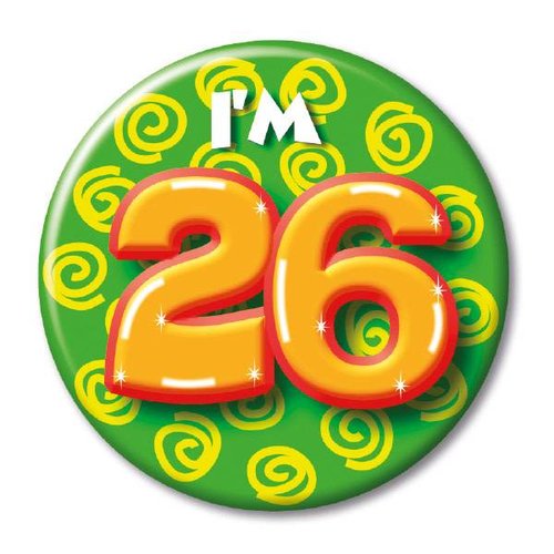 Button - I'm 26 