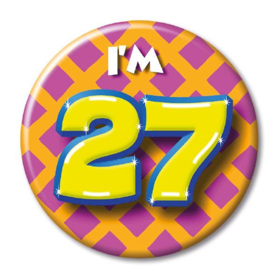 Button - I'm 27-1