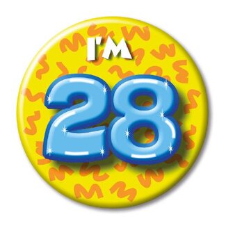 Paperdreams Button - I'm 28