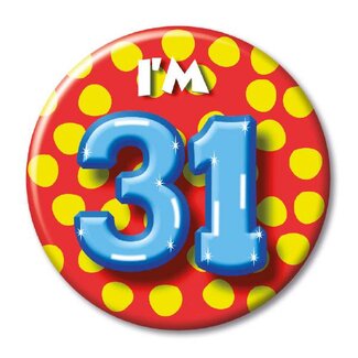 Paperdreams Button - I'm 31