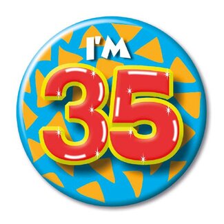 Paperdreams Button - I'm 35