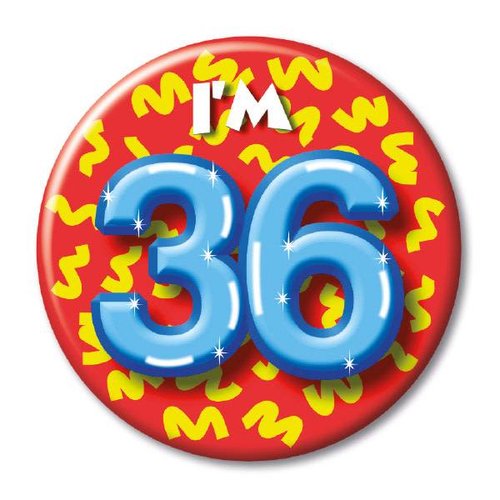 Button - I'm 36 