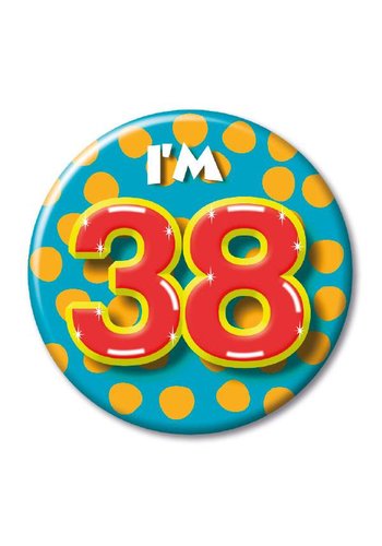 Button - I'm 38 