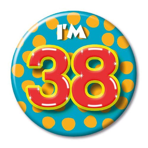 Button - I'm 38 